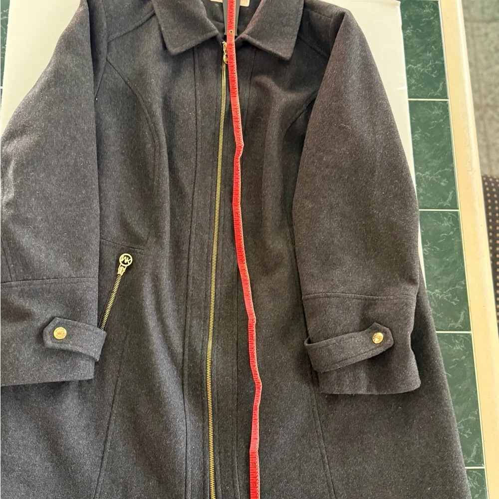 MICHAEL KORS WOMANS CHARCOAL GRAY COAT SIZE 18W - Picture 9 of 16